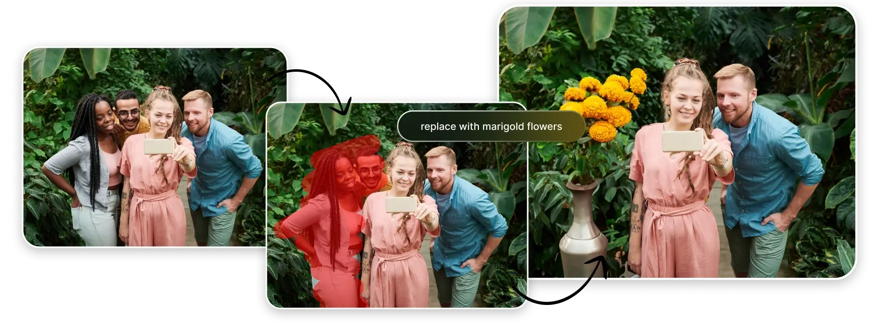 AI image replacer for personal images